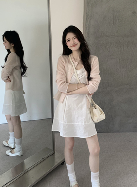 瑞瑞小众设计显瘦显白马海毛开衫针织开衫(含47羊毛)26579