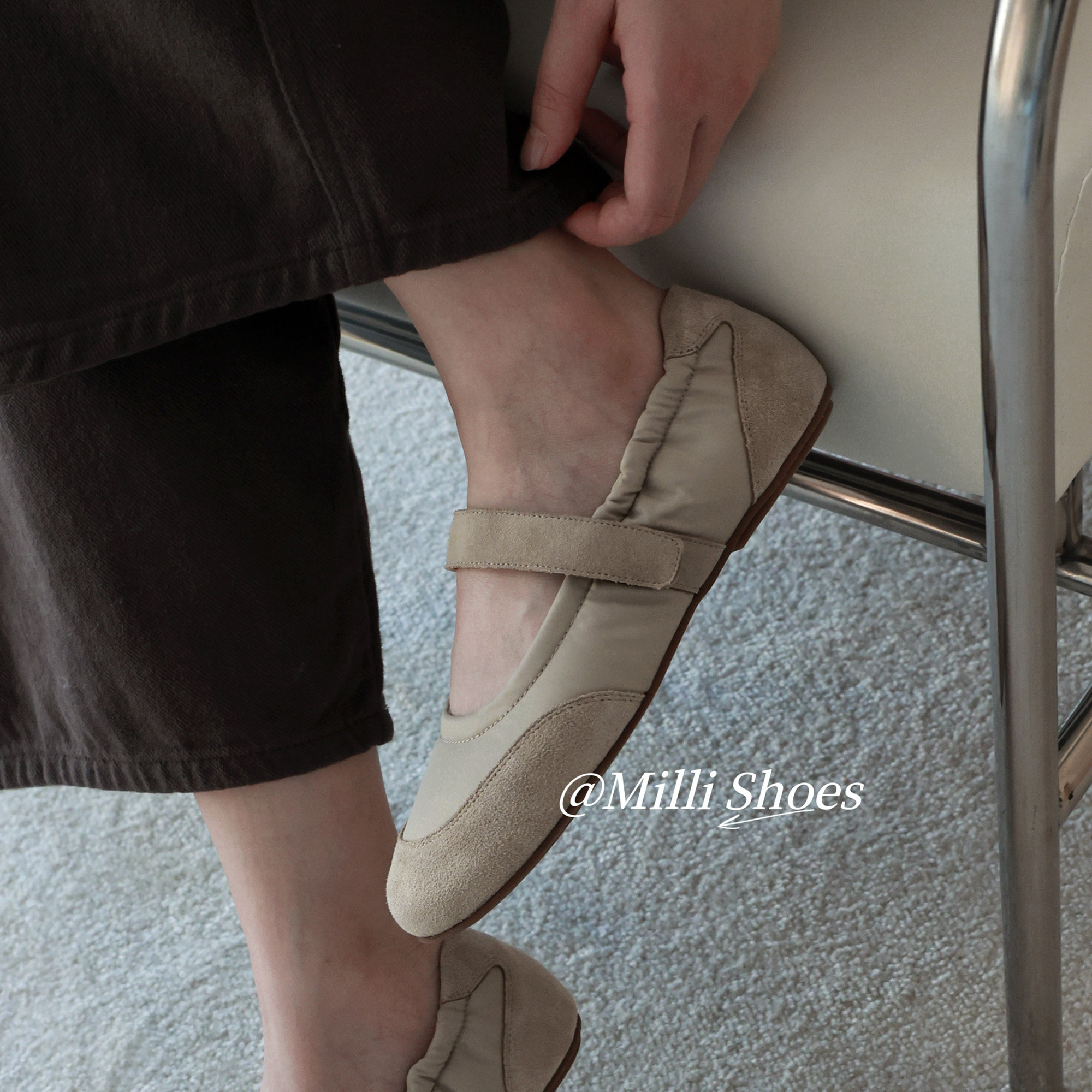 欧洲站2026复古风一字带玛丽珍鞋女平底圆头浅口芭蕾舞鞋舒适单鞋,女鞋,玛丽珍鞋,淘宝优惠券,粉丝福利购,淘宝优惠卷