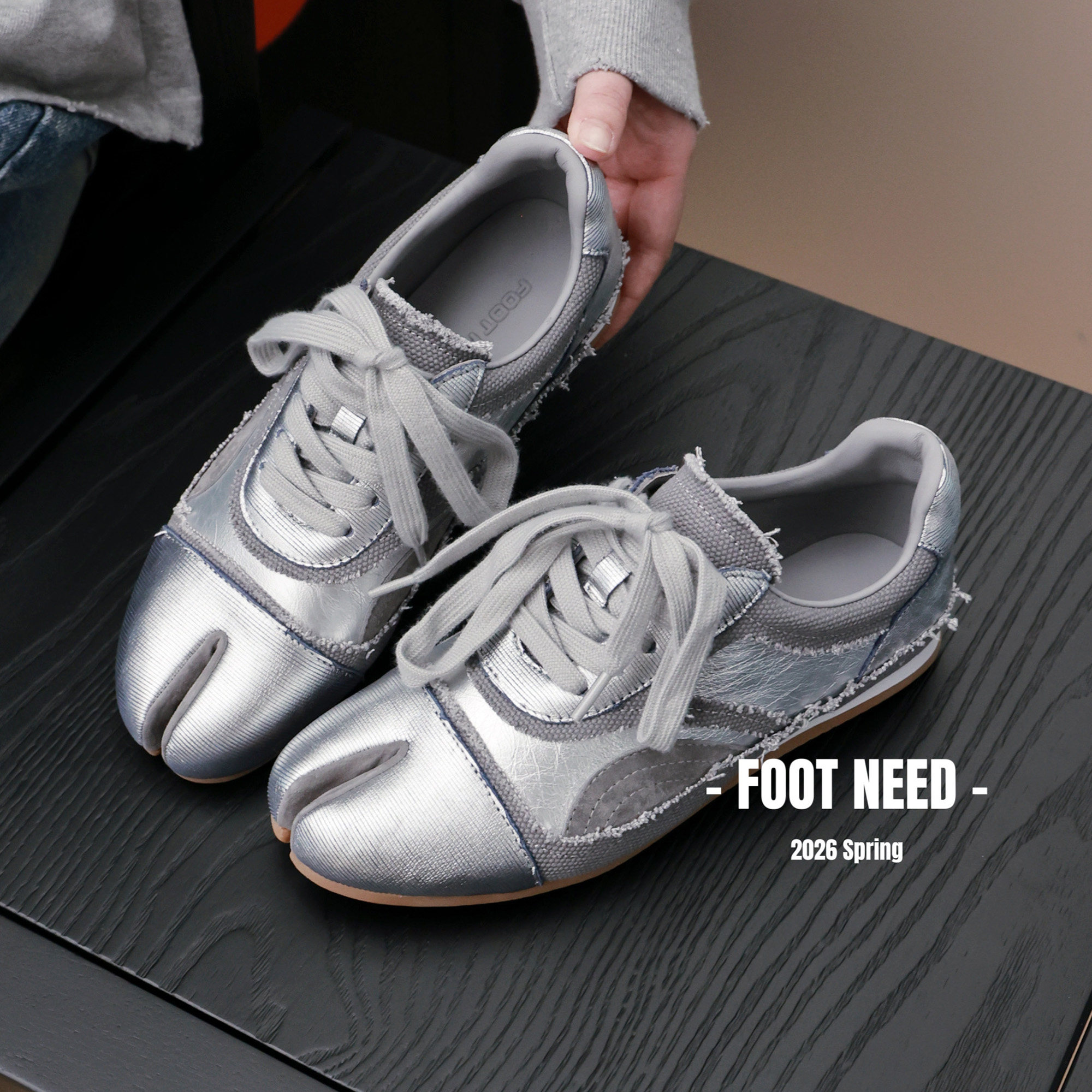 欧洲站2026复古风细带平底圆头分指浅口时尚舒适日常百搭单鞋女潮,女鞋,玛丽珍鞋,淘宝优惠券,粉丝福利购,淘宝优惠卷