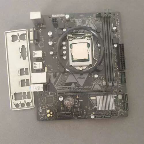议价可维修华硕H310M-F R2.0主板带g5400cpu套装。测试