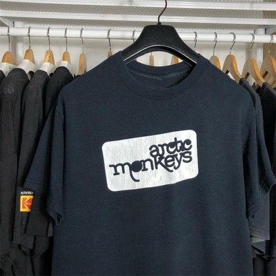 ins超火古着感趣味宽松Tee