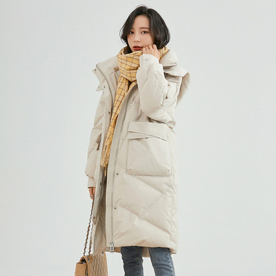 今年流行特惠羽绒服女高级感长款新款冬季女装90鸭绒保暖爆款