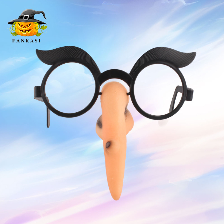Halloween Fun Decoration Glasses, Witch Nose Glasses, Makeu
