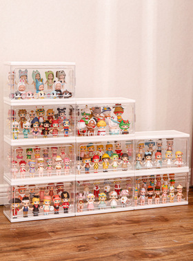 Handmade display box, blind box, storage display rack, bubb