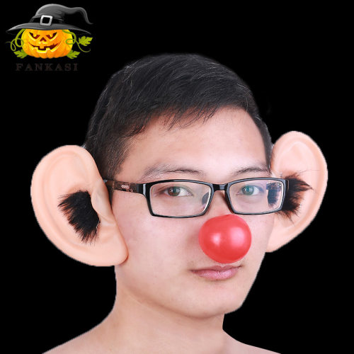 Halloween simulation elf ear prank film and television prop