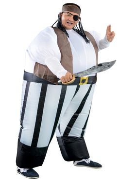 Halloween Pirate Inflatable Costume Cosplay Pirate Play Cos