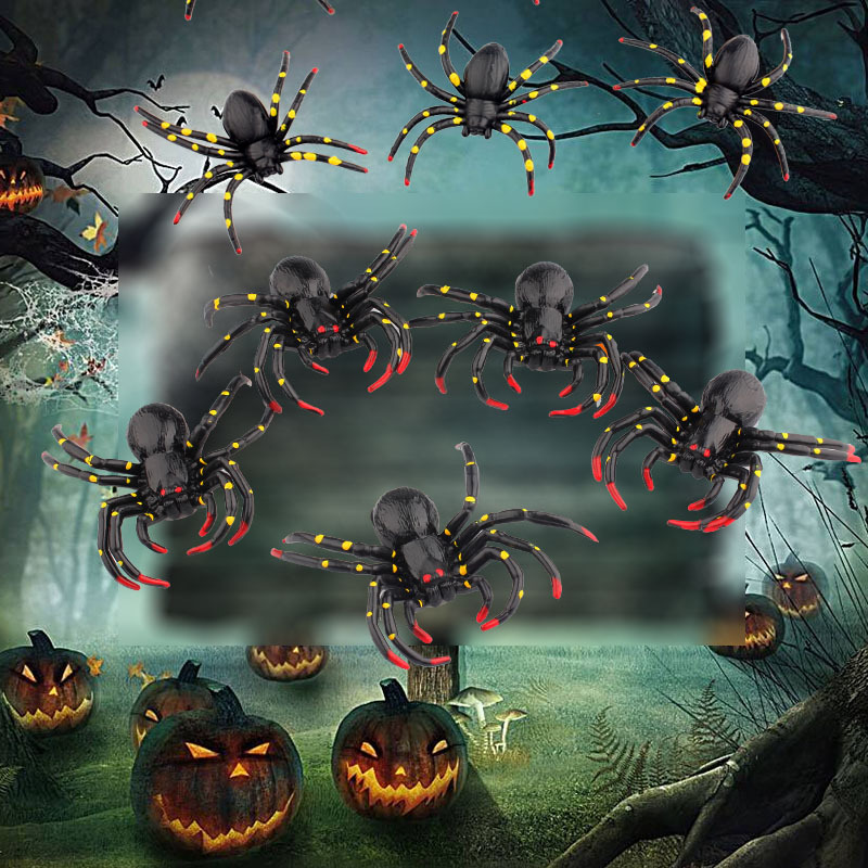 Halloween Painted Spider April Fool's Day Plastic Simulatio