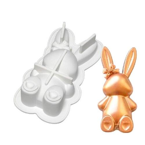Manual Cake Mold Bowknot Rabbit Decor Mold for DIY