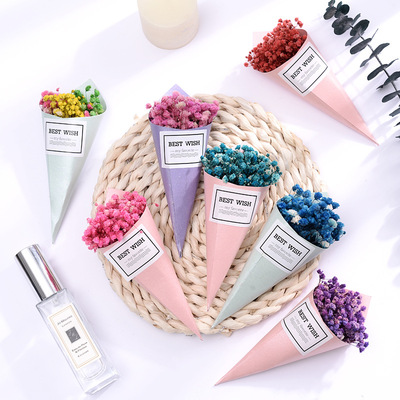 A small bouquet of starry sky flowers, colorful photo props