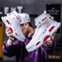 Giày nam N-aj1 Không quân ba bên chung đôi giày graffiti vẽ tay Sakuragi hoa Chicago giày nữ giày - Dép / giày thường shop giày sneaker