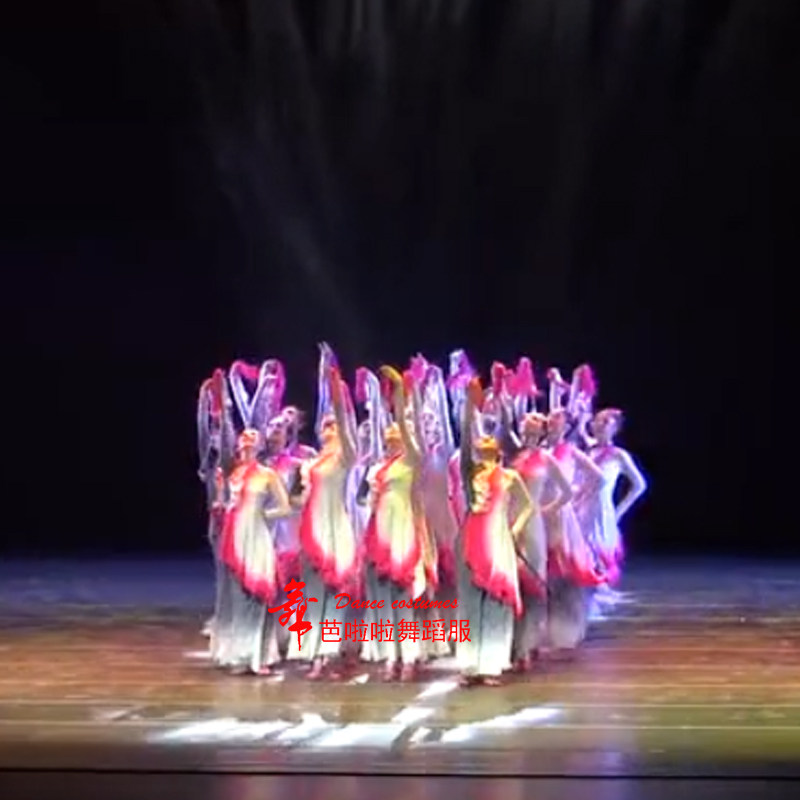 古典舞剑舞群舞演出服女桃李杯梅砺香同款舞蹈服扇子广场舞蹈艺考