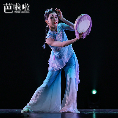 澜水见月圆服装胶州秧歌舞蹈服