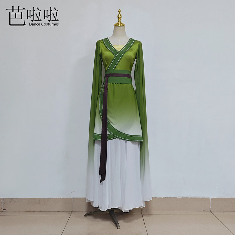 汉唐舞蹈服中国风群舞惊鸿舞演出