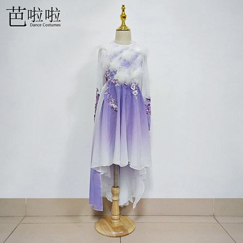 古典舞俏灵狐演出服俏红狐舞蹈服