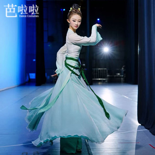 古典舞演出服剧目服一盏梦鹤唳