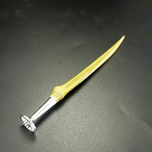 烟斗工具竹鞭压棒Lucky 合金圆底镂空实木配件 Eight好运棒防熄火