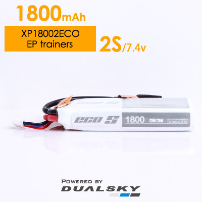 双天ECO 2S 3S 1800mAh 7.4V 11.1V 25C锂电池航模F3P飞机固定翼