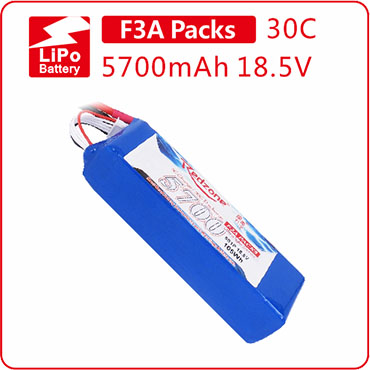 富力电池5S lipo 30C 5700mAh 18.5V航模固定翼F3A轻量版电池组