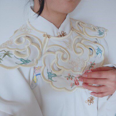 梅蘭竹菊刺繡花 雲肩假領 戲曲明制漢服古風古裝演出服女配件領子在類目 女裝/女士精品, 唐裝/民族服裝/舞臺服裝, 民族服裝/舞臺裝中 - 來自Buy2taobao.com提供專業的淘寶代購服務