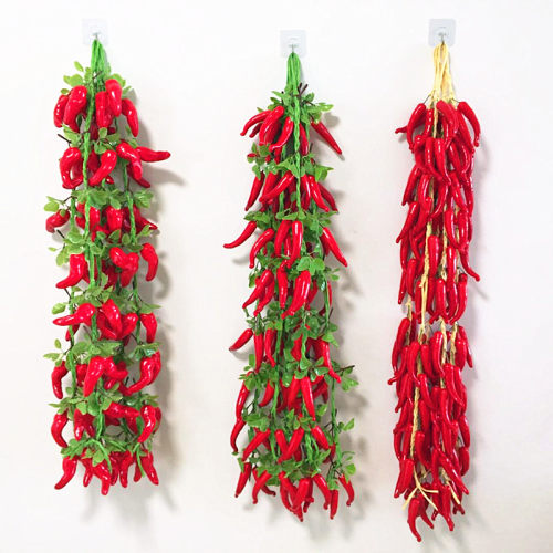 仿真辣椒轩昂饭店农家乐装饰