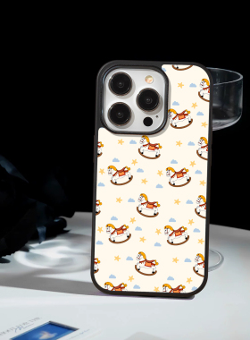 「木马摇梦」苹果iPhone17promx手机壳16钢化玻璃OPPOFINDX9荣耀14华为mate80保护套红米VIVOX300s小米15全包