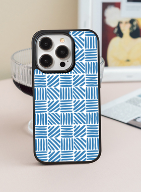「海纹浅唱」苹果iPhone17promx手机壳16钢化玻璃保护套华为mate80荣耀VIVOX300s红米14全包OPPOFINDX9小米15