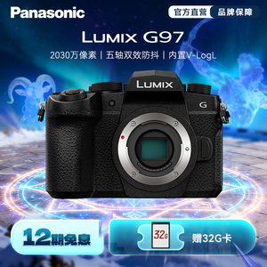 【旗舰店】松下G97微单/单电Vlog高清防抖数码相机（G95升级款