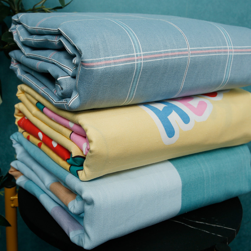 纯棉加厚老粗布床单柔软100
