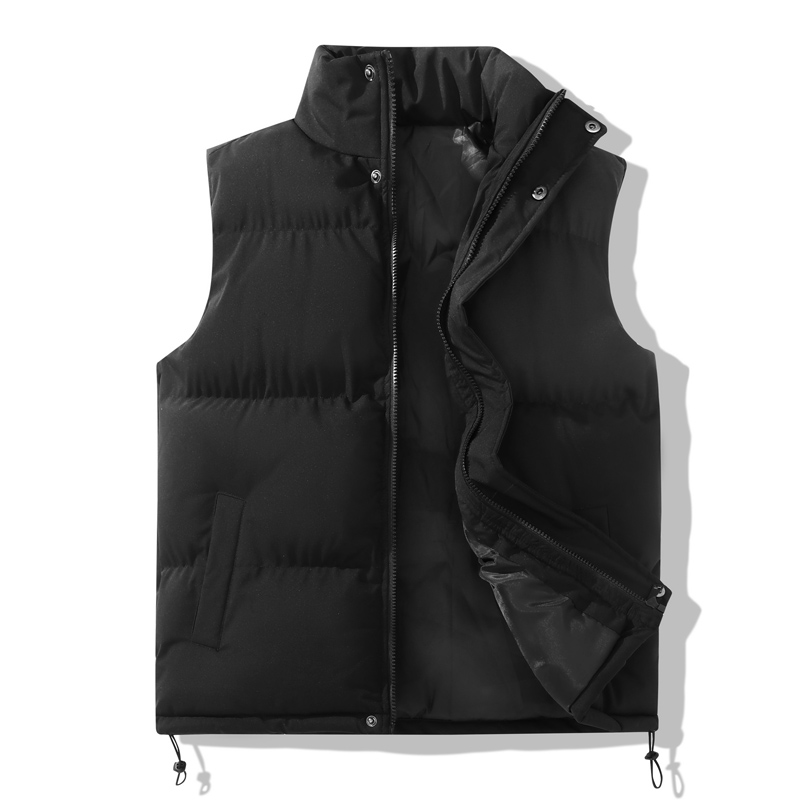 新款羽绒棉马甲男秋冬季宽松背心休闲外套加厚保暖坎肩马夹男棉衣