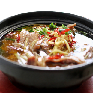 固佳汉鹅块固始特产鹅块火锅老鹅肉300克送鹅汤