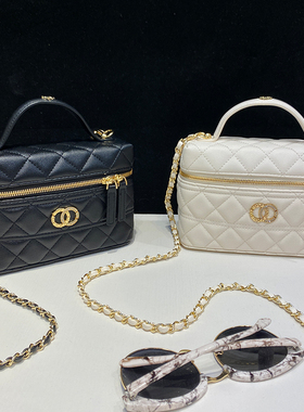 小香风25c饭盒包lp盒子包woc小包2025新款手提化妆包斜挎包网红包