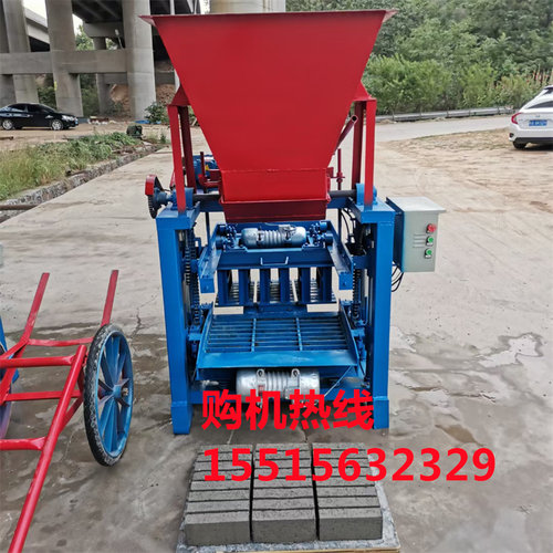 可定制半自动砖机 水泥砖机设备 圆孔方孔小型水泥空心砖机厂家