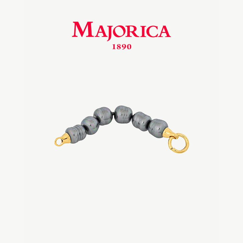 Majorica美娇丽佳手作珍珠手链女复古手环轻奢搭配8mm手作珍珠