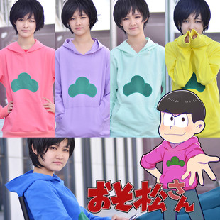 阿松先生卫衣服 阿松空松轻松一松十四松缎松cos刺绣动漫外套T恤