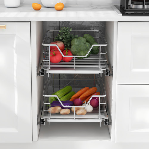 果蔬菜拉篮400浅柜拉篮350深500