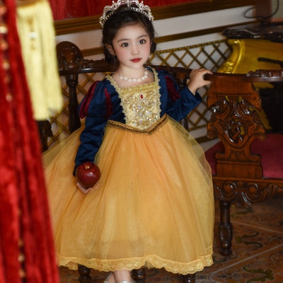 女童白雪公主裙圣诞儿童生日