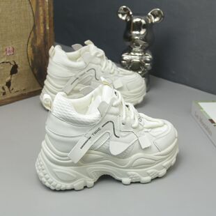 厚底增高9cm老爹鞋女鞋春季百搭小个子运动休闲鞋时尚百搭松糕鞋