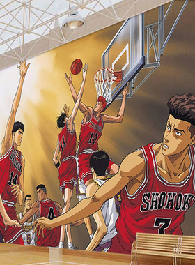 NBA篮球明星墙贴宿舍卧室自粘防水贴画服装店背景墙贴纸壁画