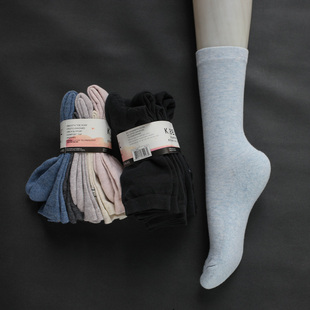 秋冬防臭coolmax加厚毛巾底中筒商务袜男女户外运动高帮跑步袜紫