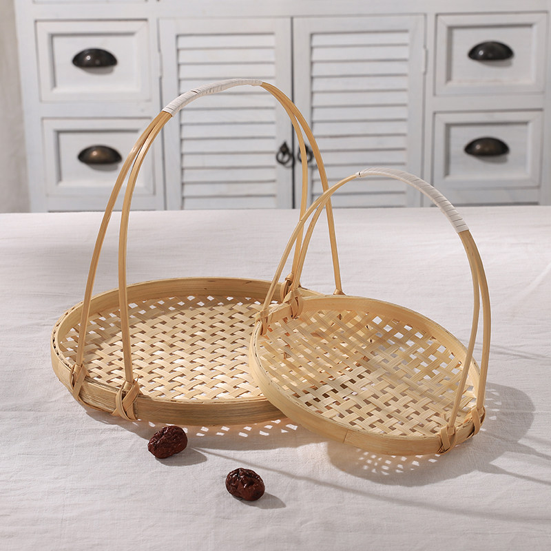 平底镂空点心篮田园风果篮