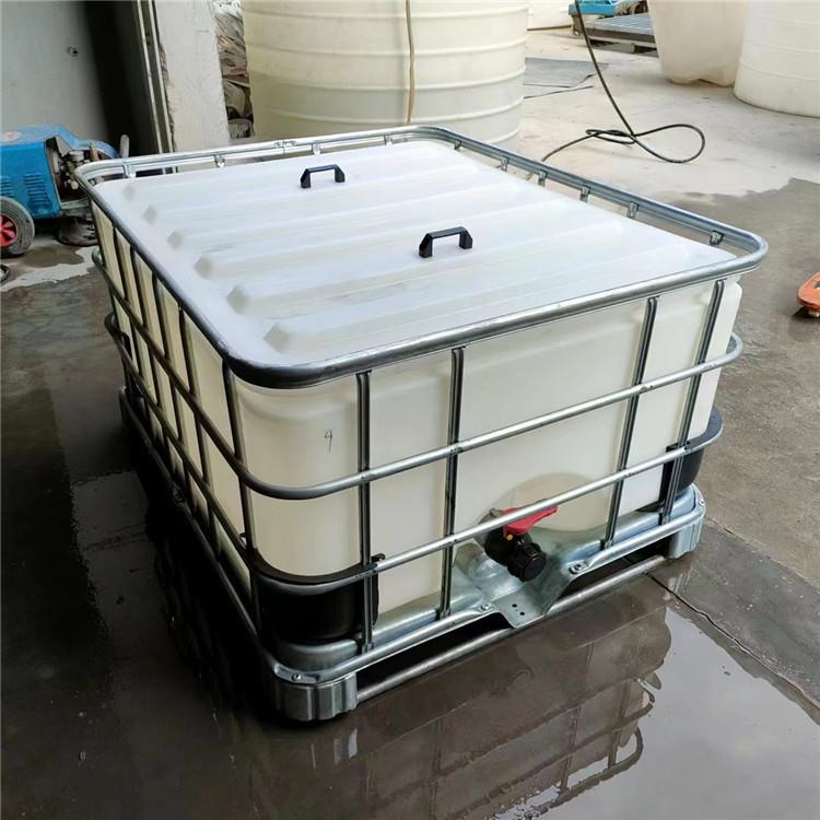 大敞口半吨桶方形塑料水箱食品级周转箱500L堆码桶pe吨位桶全新