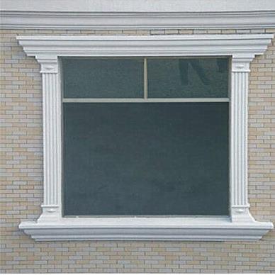 家装建材浩艺装饰GRC窗套水泥构件装饰材料玻璃钢制品订购