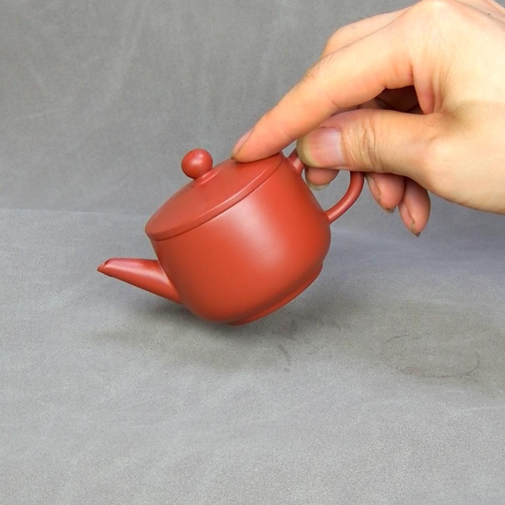 摩苏紫砂壶入门级手工小号泡茶壶功夫茶壶潮汕冲罐朱泥汉瓦壶100c