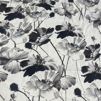 The 2026 new style of Chinese-style printed fabric for summer plain satin stretch chiffon dress and cheongsam pants fabric thumbnail 3