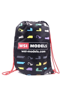 WSI 官方纪念品模型LOGO黑色背袋背包