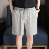 速干弹力宽松休闲五分中裤 冰丝短裤 2025新款 沙滩裤 男款 夏外穿薄款