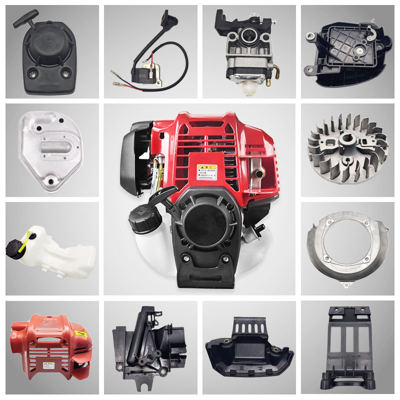 GX50配件大全汽油机四冲程发动机割草机火花塞化油器拉盘活塞和环