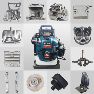 9900四冲程汽油吹风机配件大全通用EB850吹雪机气缸活塞 环缸头