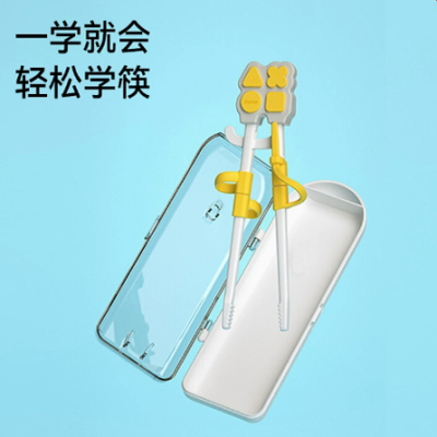 octoto奥克兔兔儿童筷子训练筷一段宝宝学习筷2岁3岁外出练习筷
