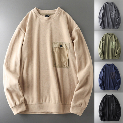 户外机能运动抓绒衣内胆男春秋